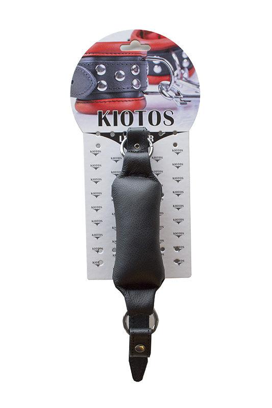Kiotos - Gag me - Lederen Bijt Gag - Zwart-Laced-up.nl
