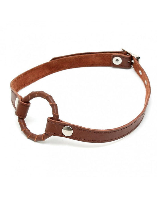 Rimba - Gag Met O-ring Leer - Bruin-Laced-up.nl