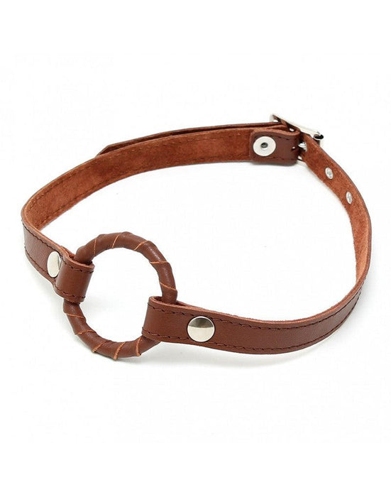 Rimba - Gag Met O-ring Leer - Bruin-Laced-up.nl