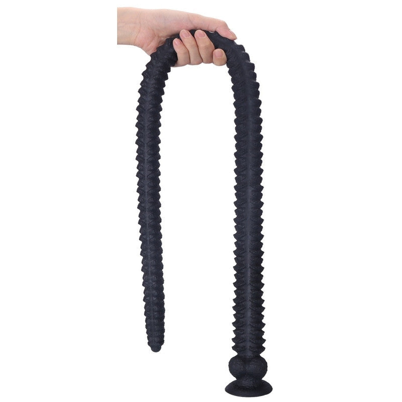 Gangbangster - Big Dick Sneek - Anaal Dildo - 90 x 3.5 cm - Zwart-Erotiekvoordeel.nl