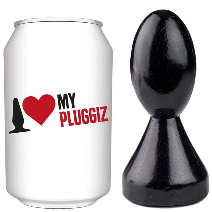 Gangbangster - Bishop Chess - Buttplug - 10 x 4,5 cm - PVC - Zwart-Erotiekvoordeel.nl