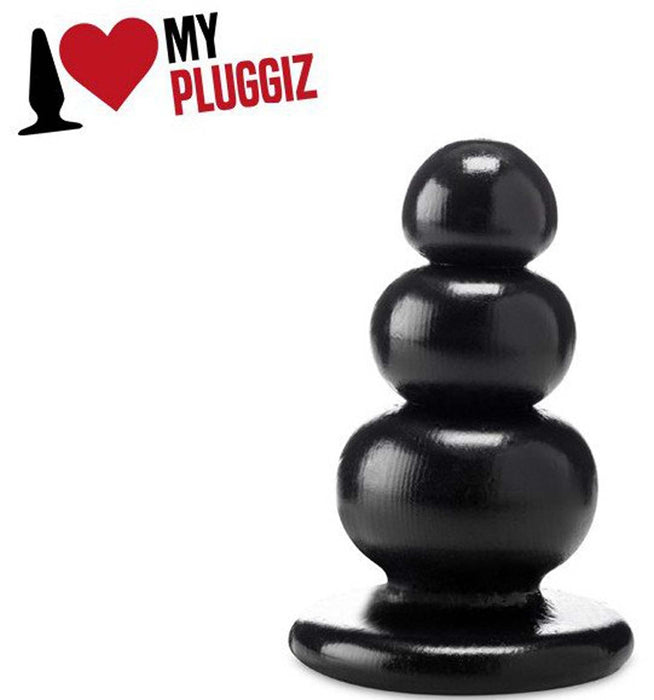 Gangbangster - Boska - Dildo - 13,5 x 7,1 cm - PVC - Zwart-Laced-up.nl