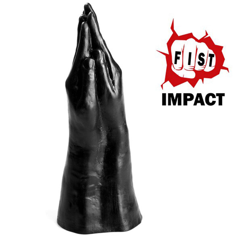 Gangbangster - Deep Dive - Extreme Dildo - 38 x 14 cm - PVC - Zwart-Erotiekvoordeel.nl
