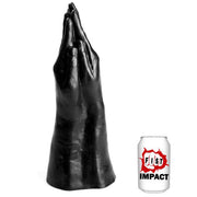 Gangbangster - Deep Dive - Extreme Dildo - 38 x 14 cm - PVC - Zwart-Erotiekvoordeel.nl