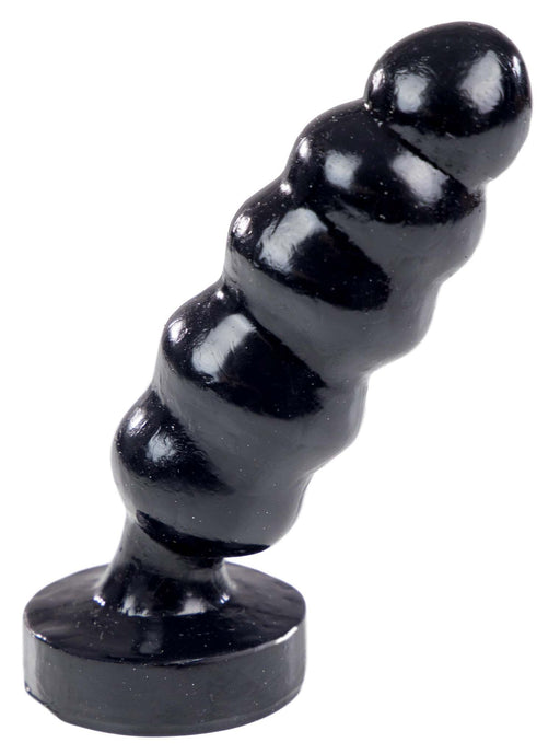 Gangbangster - Fifth Beads - Buttplug - 14 x 8,3 cm - PVC - Zwart-Erotiekvoordeel.nl