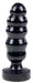 Gangbangster - Fifth Beads - Buttplug - 14 x 8,3 cm - PVC - Zwart-Erotiekvoordeel.nl