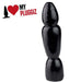 Gangbangster - Fuzz - Buttplug - 16 x 4,4 cm - PVC - Zwart-Laced-up.nl
