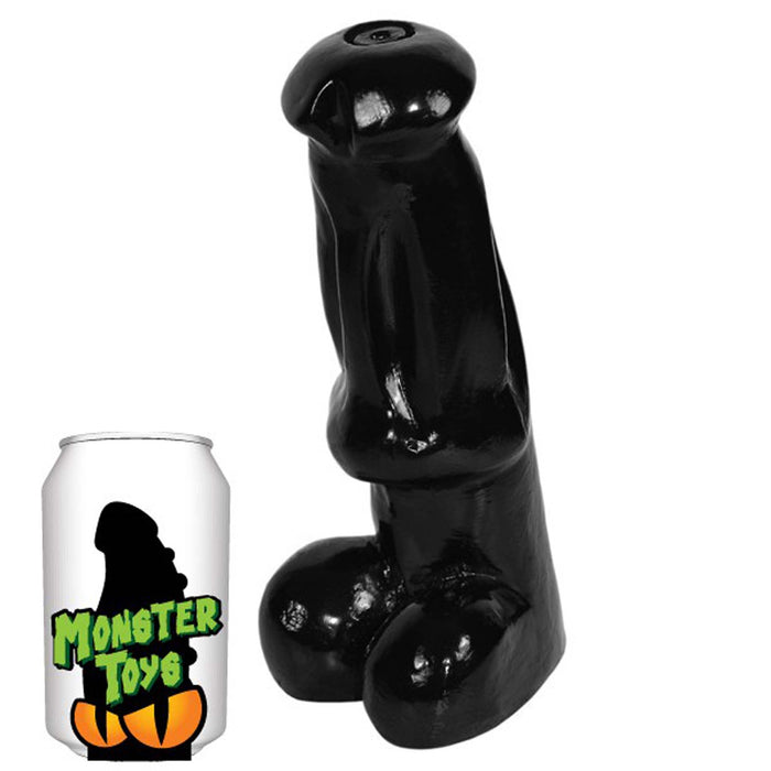 Gangbangster - Giclore - Dildo - 20 x 8,5 cm - PVC - Zwart-Erotiekvoordeel.nl