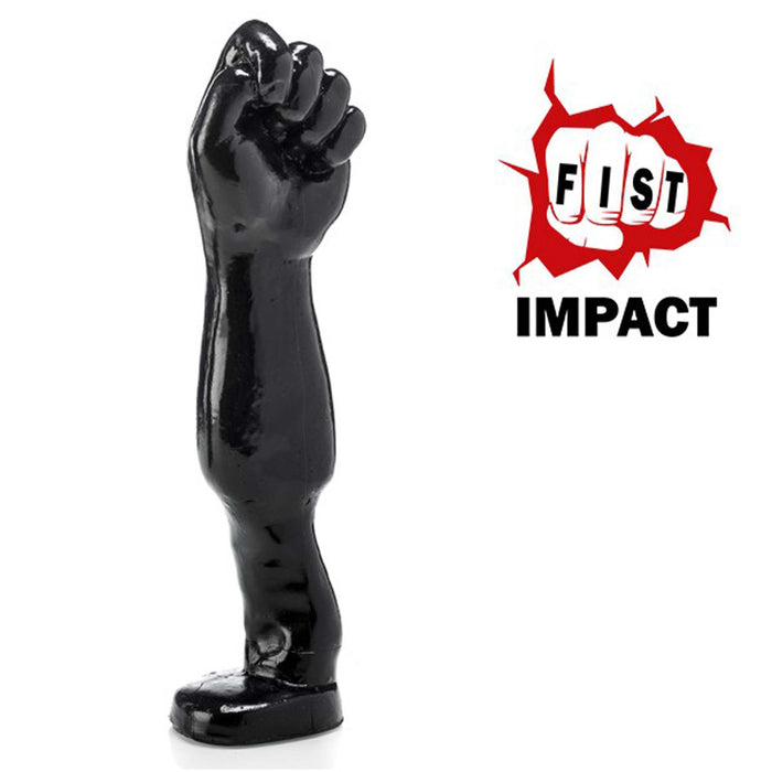 Gangbangster - Hold the Fist - Dildo - 34 x 9,5 cm - PVC - Zwart-Erotiekvoordeel.nl