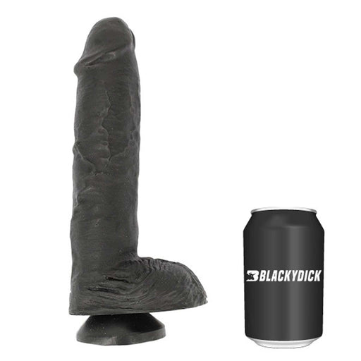 Gangbangster - Jordan - Dildo - 20 x 5,5 cm - PVC - Zwart-Erotiekvoordeel.nl