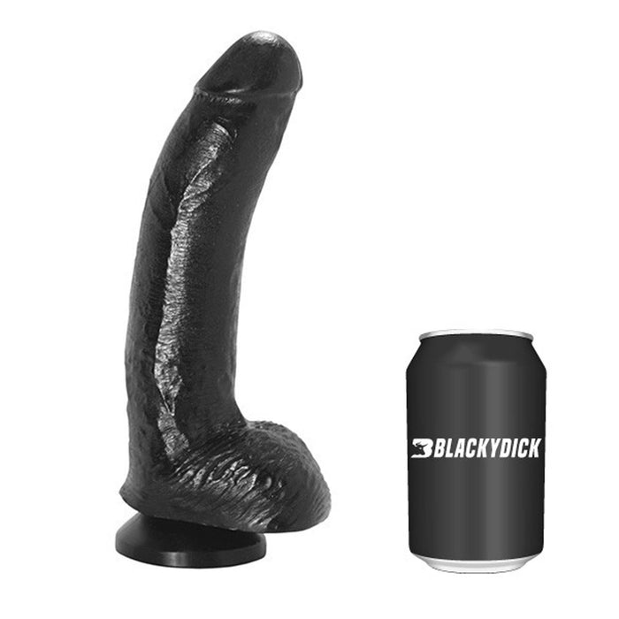 Gangbangster - Junior - Dildo - 19 x 5,2 cm - PVC - Zwart-Erotiekvoordeel.nl