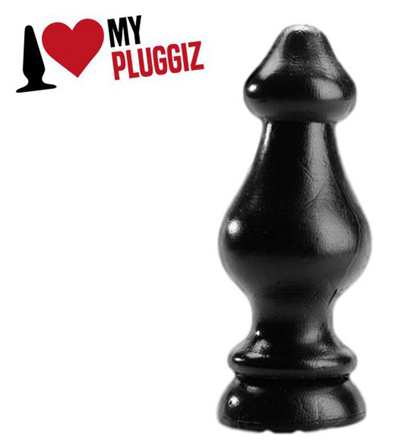 Gangbangster - Karac - Buttplug - 14 x 6 cm - PVC - Zwart-Laced-up.nl