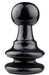 Gangbangster - King Chess - Buttplug - 15 x 9,5 cm - PVC - Zwart-Laced-up.nl