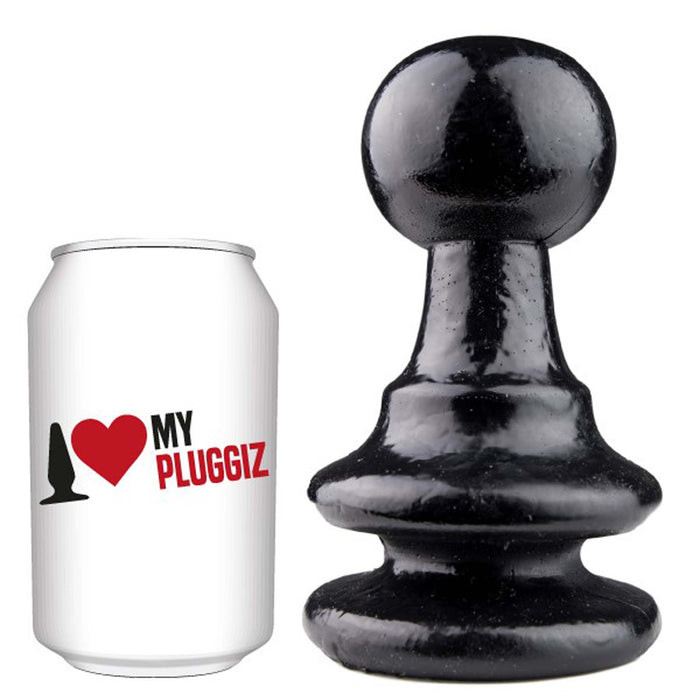 Gangbangster - King Chess - Buttplug - 15 x 9,5 cm - PVC - Zwart-Laced-up.nl