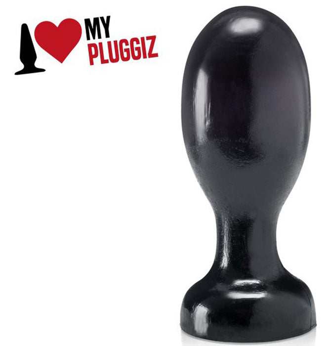 Gangbangster - Knop - Buttplug - 14 x 6,6 cm - PVC - Zwart-Laced-up.nl