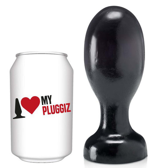 Gangbangster - Knop - Buttplug - 14 x 6,6 cm - PVC - Zwart-Laced-up.nl