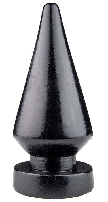 Gangbangster - Maxi Peak - Buttplug - 18 x 8,5 cm - PVC - Zwart-Laced-up.nl