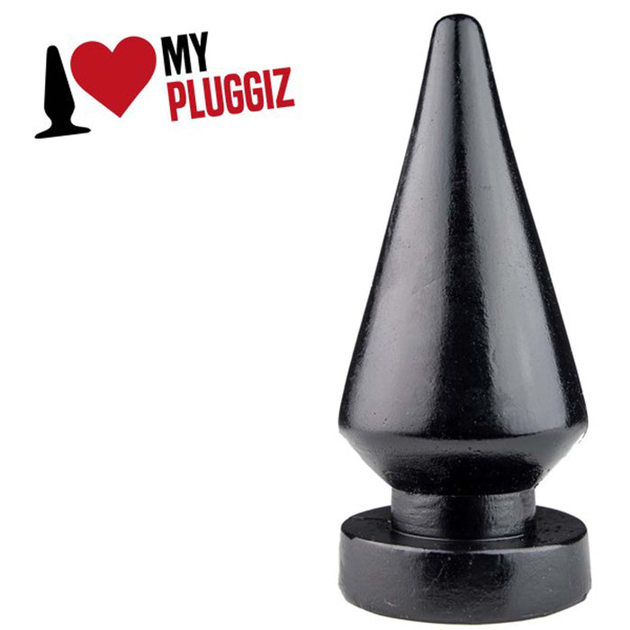 Gangbangster - Maxi Peak - Buttplug - 18 x 8,5 cm - PVC - Zwart-Laced-up.nl