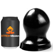 Gangbangster - Mission Snowball - Buttplug - 12 x 10 cm - PVC - Zwart-Laced-up.nl