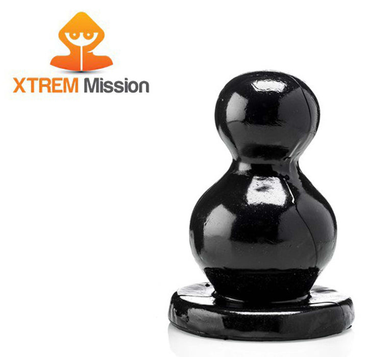 Gangbangster - Mission Twice More - Dildo - 17 x - 11 cm - PVC - Zwart-Laced-up.nl