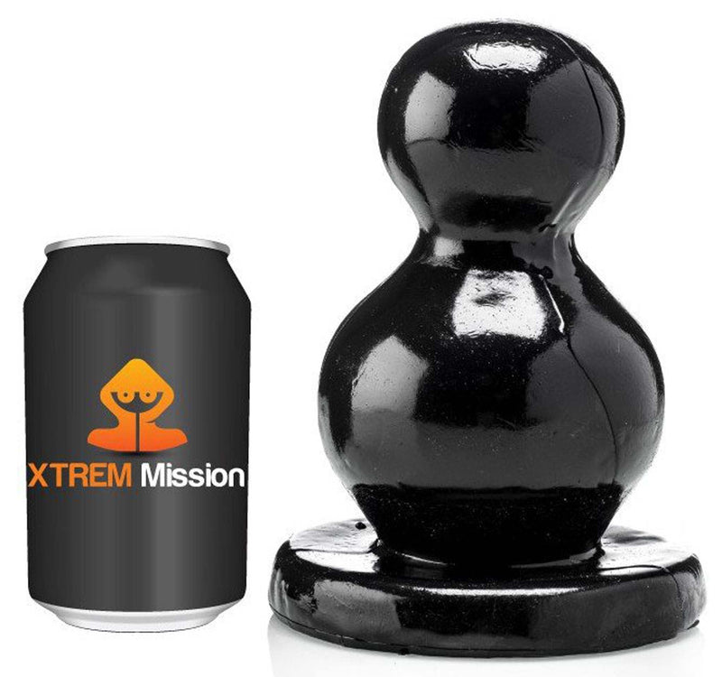 Gangbangster - Mission Twice More - Dildo - 17 x - 11 cm - PVC - Zwart-Laced-up.nl