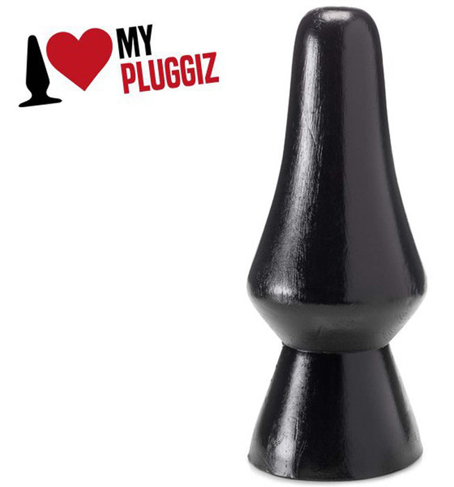 Gangbangster - Moshy - Buttplug - 17 x 8,5 cm - PVC - Zwart-Laced-up.nl