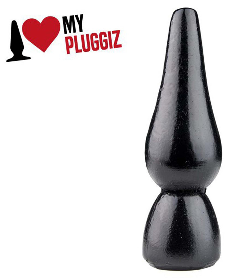 Gangbangster - Nuzz - Buttplug - 11 x 4,5 cm - PVC - Zwart-Laced-up.nl