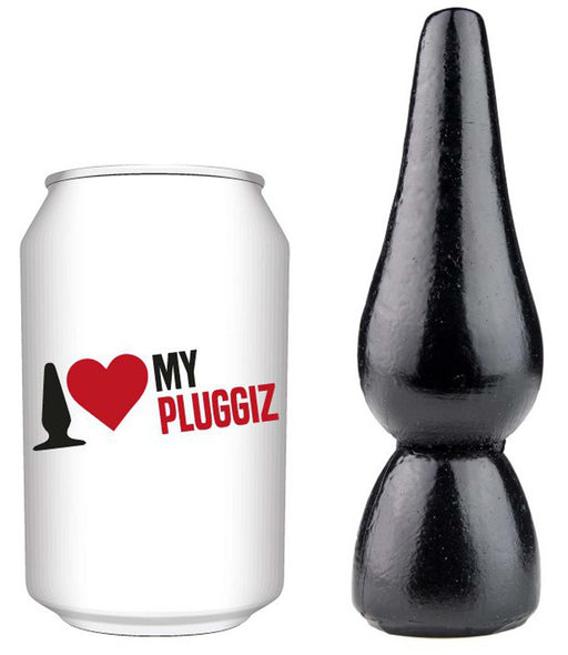 Gangbangster - Nuzz - Buttplug - 11 x 4,5 cm - PVC - Zwart-Laced-up.nl