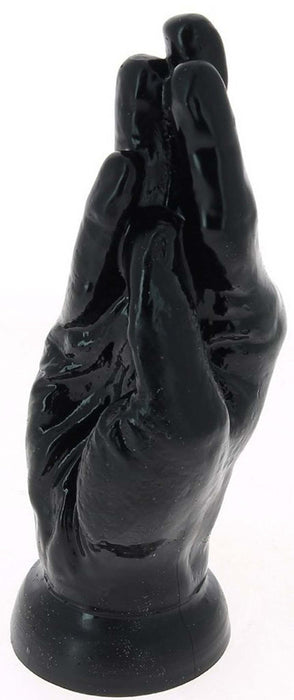 Gangbangster - One Hand - Buttplug - 18 x 6 cm - PVC - Zwart-Laced-up.nl