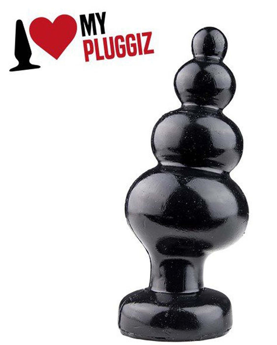 Gangbangster - One More - Buttplug - 14 x 6 cm - PVC - Zwart-Erotiekvoordeel.nl