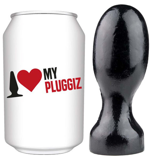 Gangbangster - Ovaly - Buttplug - 11 x 4,8 cm - PVC - Zwart-Laced-up.nl