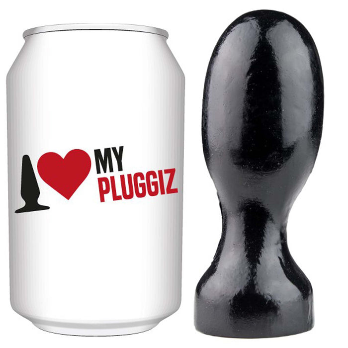 Gangbangster - Ovaly - Buttplug - 11 x 4,8 cm - PVC - Zwart-Laced-up.nl
