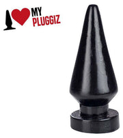 Gangbangster - Peak - Buttplug - 14 x 6 cm - PVC - Zwart-Laced-up.nl
