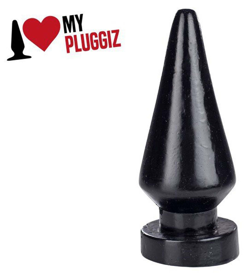Gangbangster - Peak - Buttplug - 14 x 6 cm - PVC - Zwart-Laced-up.nl