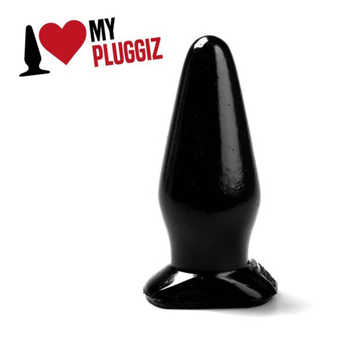 Gangbangster - Pika - Buttplug - 12 x 6 cm - PVC - Zwart-Laced-up.nl