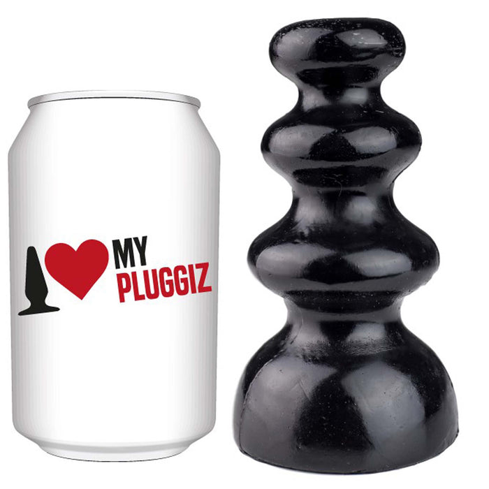 Gangbangster - Rook Chess - Buttplug - 11 x 6,5 cm - PVC - Zwart-Erotiekvoordeel.nl