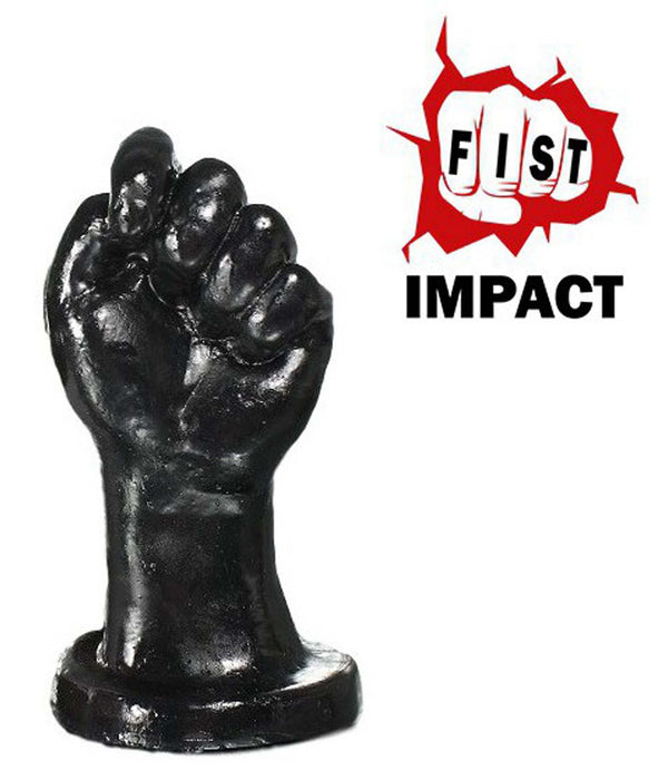 Gangbangster - Simply Fist - Buttplug - 18 x 9,1 cm - PVC - Zwart-Erotiekvoordeel.nl