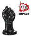 Gangbangster - Simply Fist - Buttplug - 18 x 9,1 cm - PVC - Zwart-Erotiekvoordeel.nl