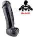 Gangbangster - Super Aaron - Dildo - 24 x 7,4 cm - PVC - Zwart-Erotiekvoordeel.nl