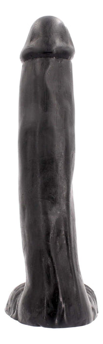 Gangbangster - Super Dhalsim - Dildo - 24 x 6 cm - PVC - Zwart-Erotiekvoordeel.nl