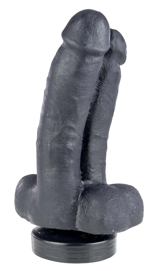 Gangbangster - Tim & Rod - Dildo - 16 x 8 cm - PVC - Zwart-Erotiekvoordeel.nl