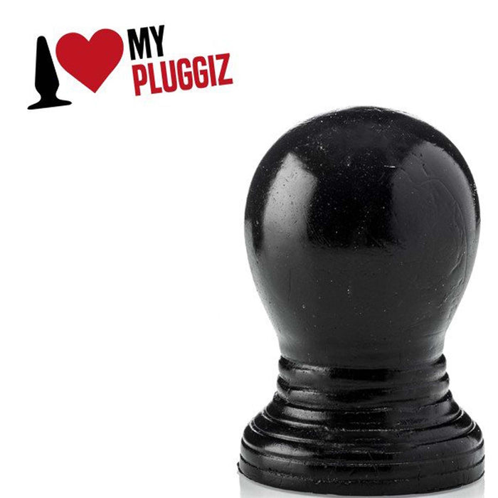 Gangbangster - Toshy - Buttplug - 8 x 6 cm - PVC - Zwart-Laced-up.nl