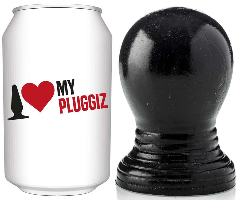 Gangbangster - Toshy - Buttplug - 8 x 6 cm - PVC - Zwart-Laced-up.nl
