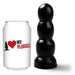 Gangbangster - Triball - Buttplug - 14 x 5 cm - PVC - Zwart-Laced-up.nl