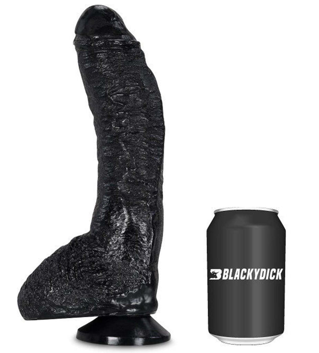 Gangbangster - Tyson - Dildo - 20 x 5,5 cm - PVC - Zwart-Erotiekvoordeel.nl