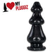 Gangbangster - Woody - Buttplug - 18 x 7,3 cm - PVC - Zwart-Laced-up.nl