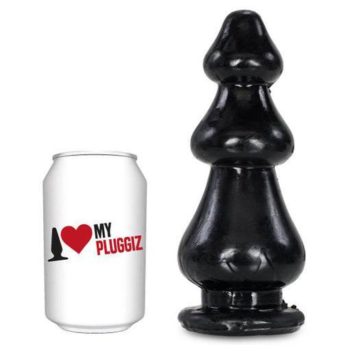 Gangbangster - Woody - Buttplug - 18 x 7,3 cm - PVC - Zwart-Laced-up.nl