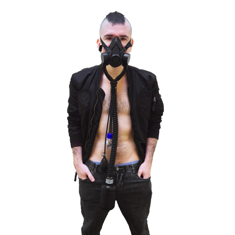 Gasmaster - Aroma Pump Half Gas Mask-Erotiekvoordeel.nl