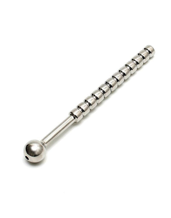 Rimba - Geribbelde Holle Urethral - Plasbuis Plug - Ø 9 mm-Erotiekvoordeel.nl