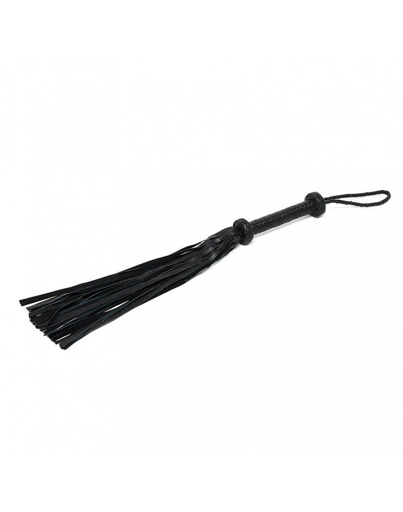 Rimba - Gevlochten Zweep - Flogger - Zwart-Laced-up.nl